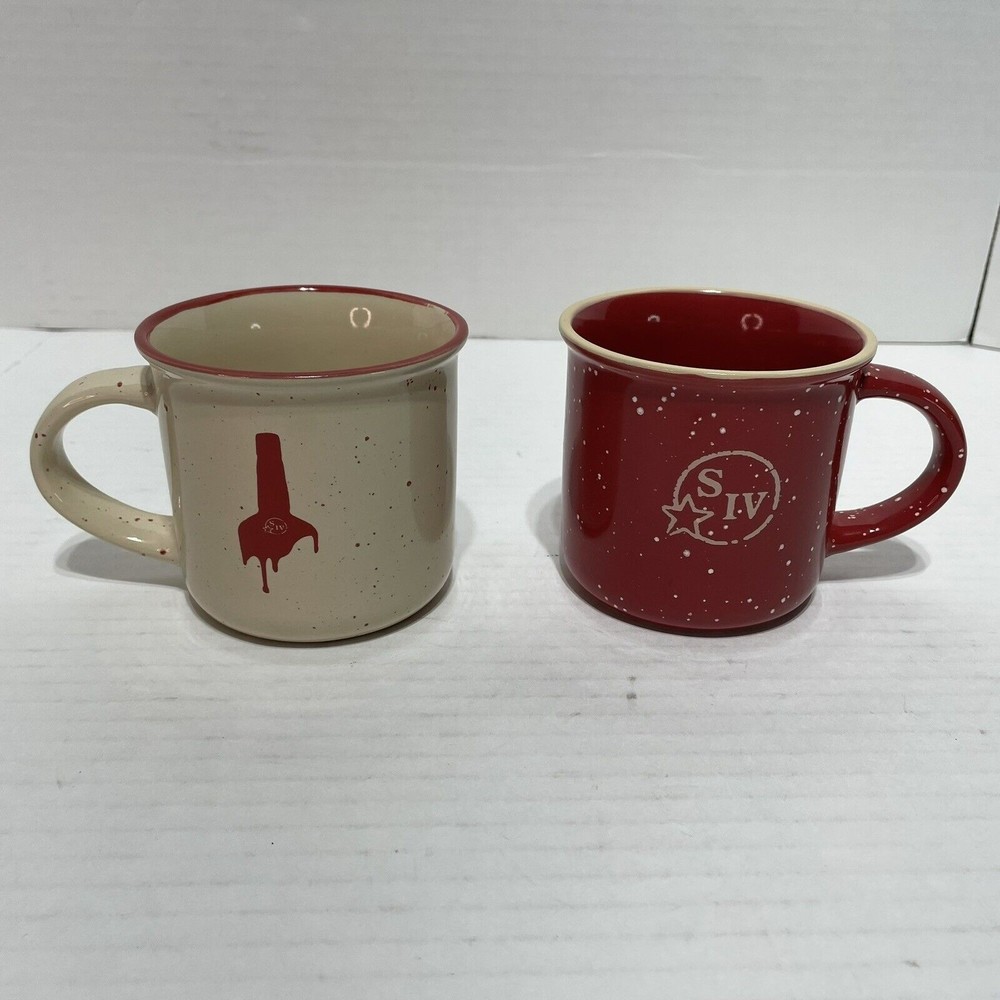 2 Makers Mark Limited Edition Bourbon Whisky Mugs NEW Red and White